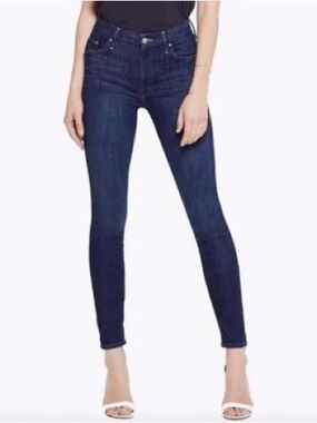 MOTHER Dark Blue “The Looker” Skinny Jeans